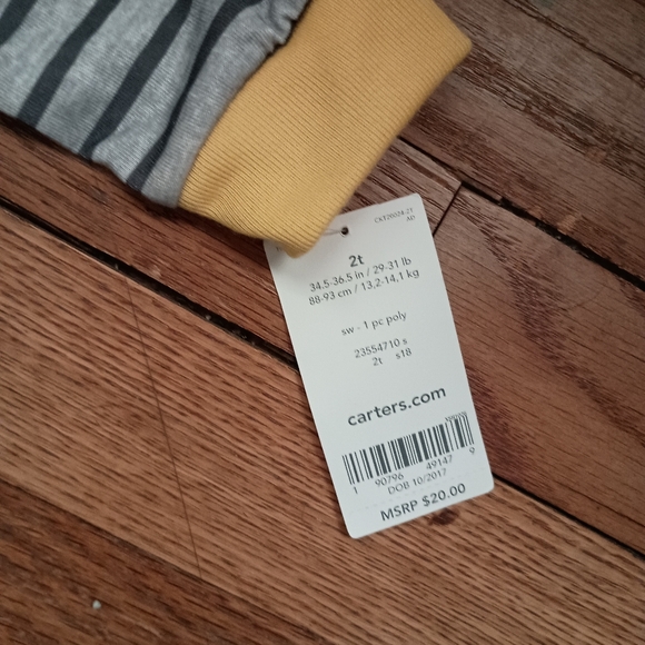 NWT Carter's Dump Truck Footie Onesie - Picture 4 of 5